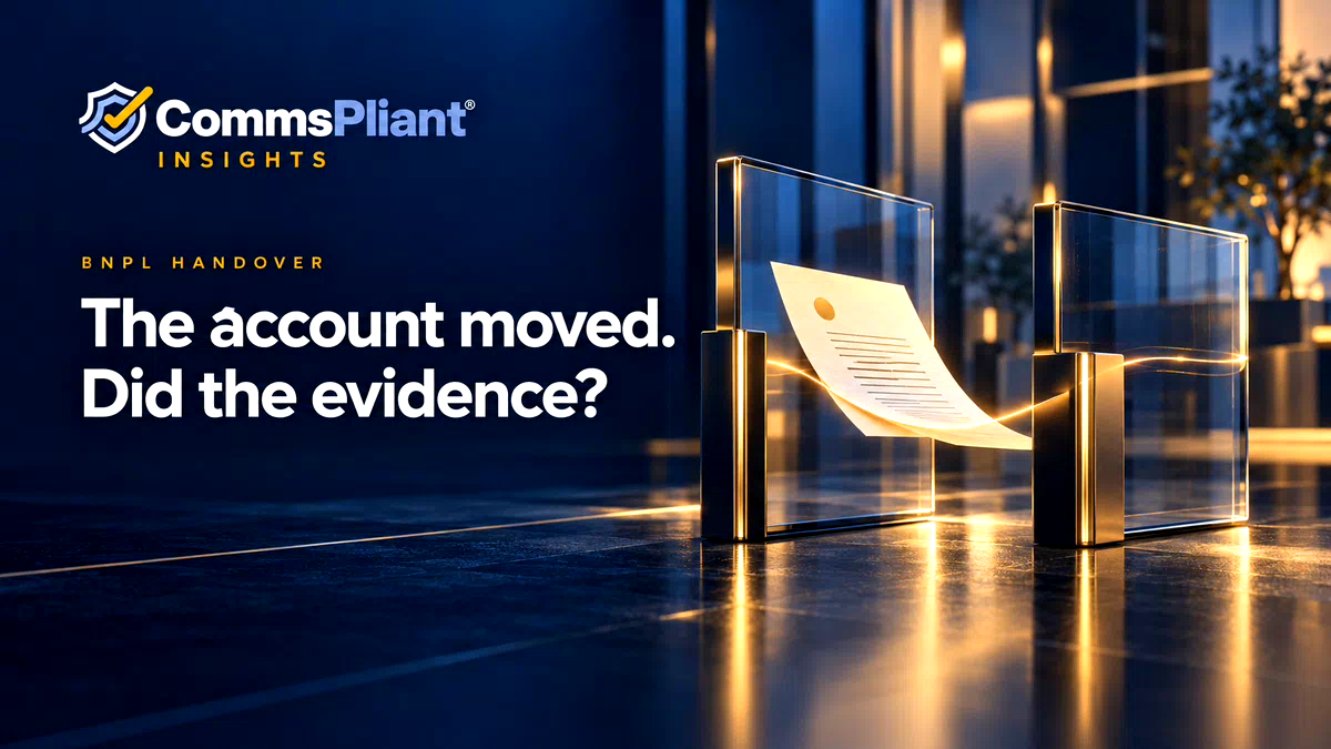 BNPL collections handover: what notice evidence should travel with the account?