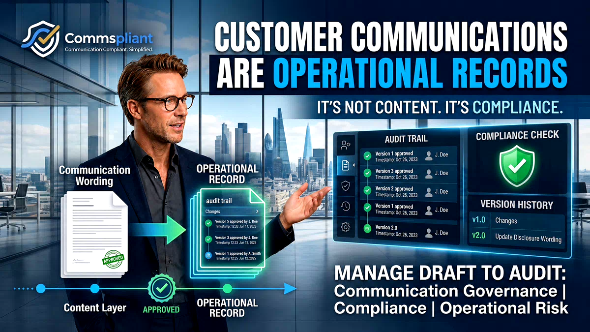 Customer Communications Are Operational Records, Not Just Content
